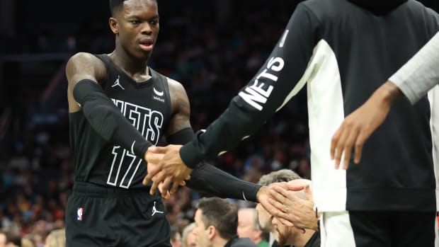 Brooklyn Nets guard Dennis Schroder